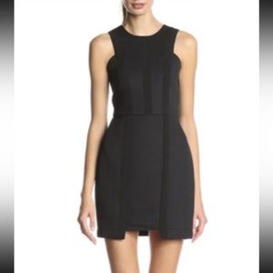 BCBGMAXAZRIA Women's Avina Bib-Front Cocktail Dress Size 6